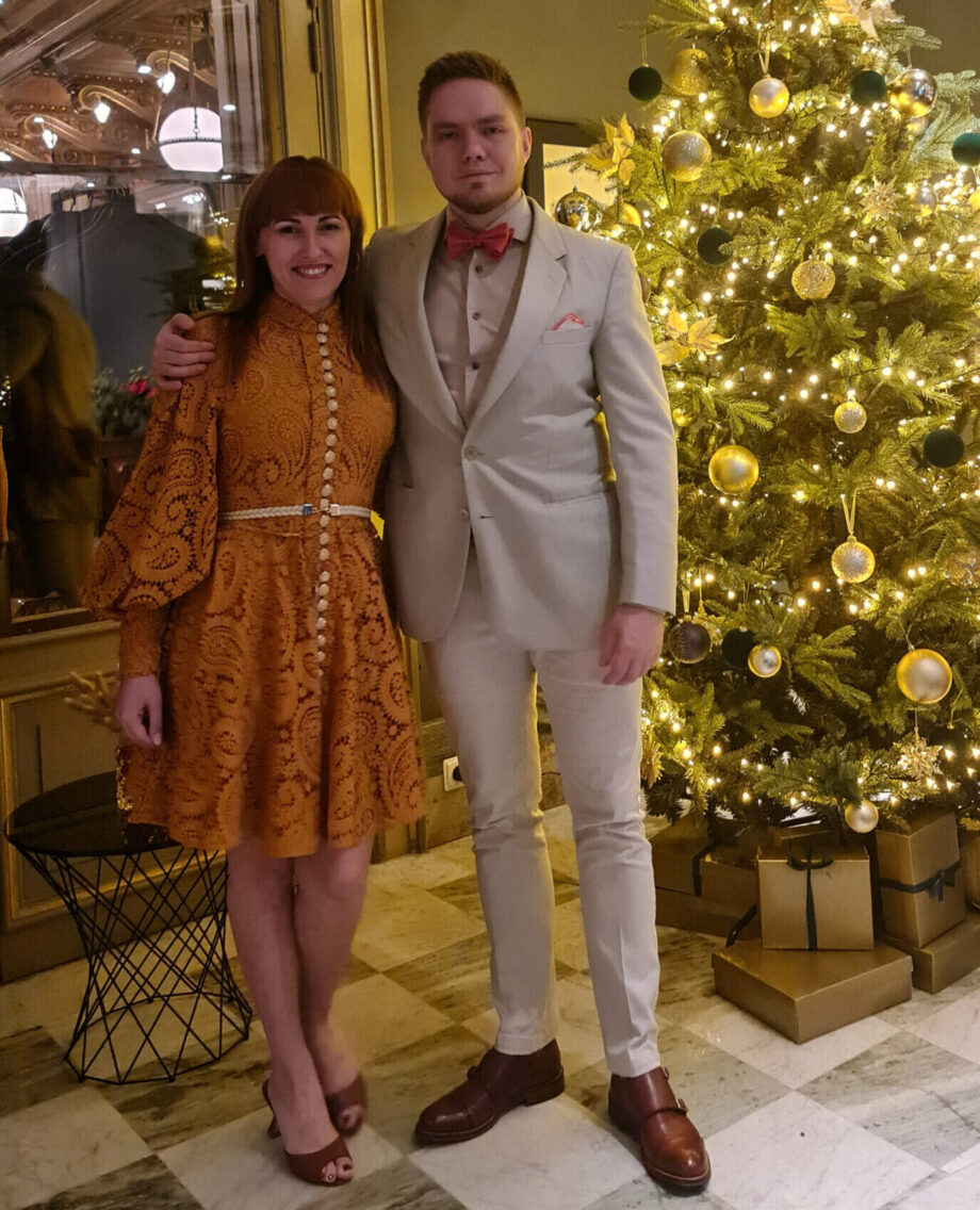 A semi-formal attire