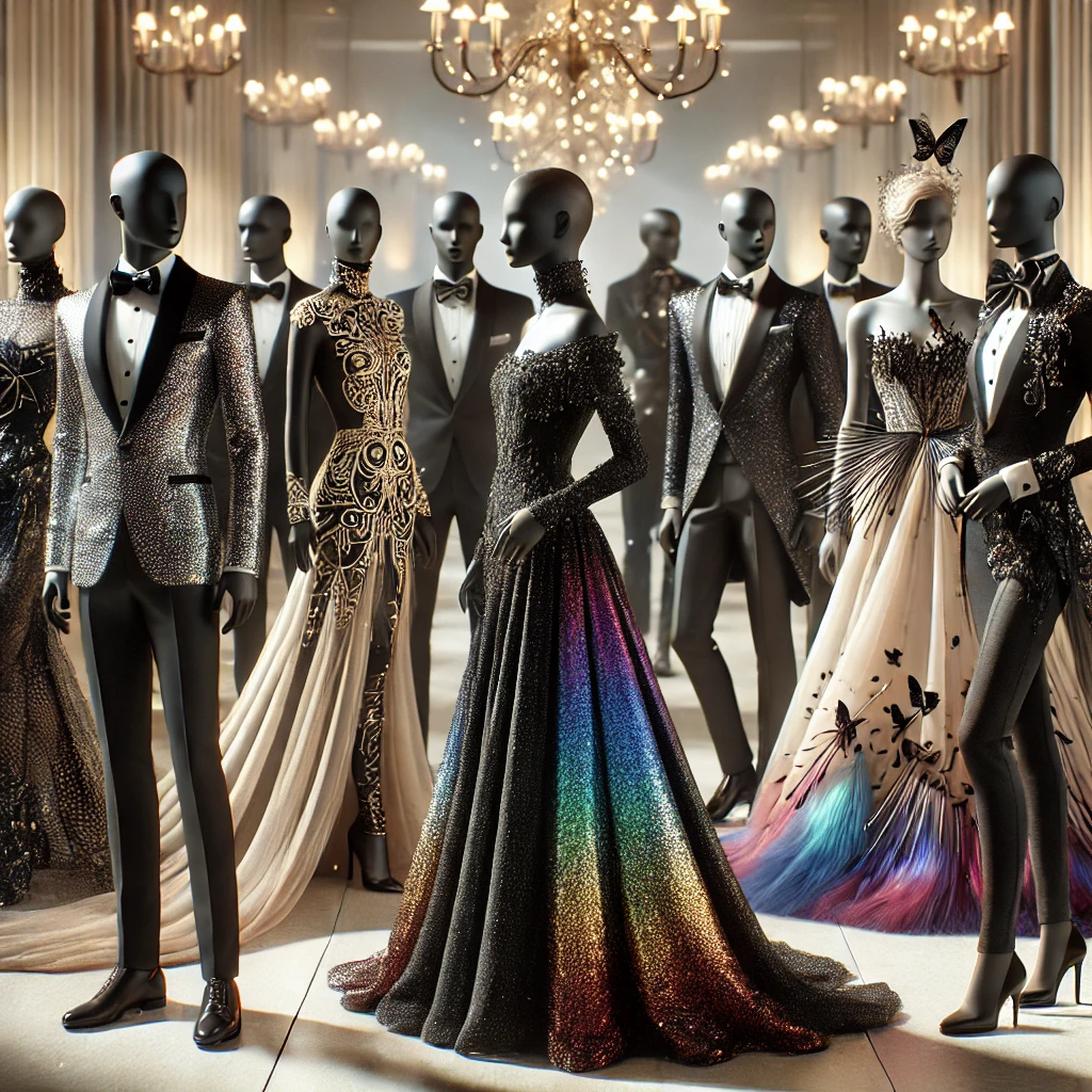 A very creative black tie event